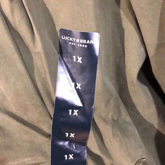 NWT LUCKY BRAND 1X Outerwear Utility Jacket Coat - Picture 7 of 7